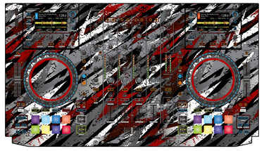 Denon DJ MCX 8000 Skin Sparkasm Red